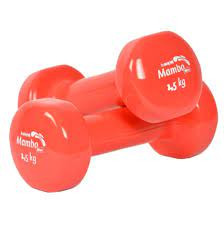 Mambo Max Dumbbell, halter Red, 1.5 kg, paire